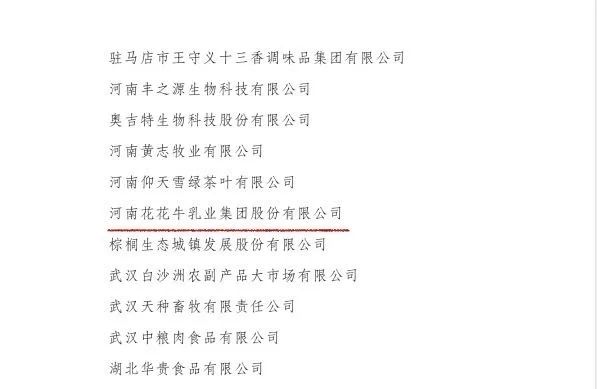 喜訊丨花花牛順利通過“農業產業化國家重點龍頭企業”監測 喜訊丨花花牛順利通過“農業產業化國家重點龍頭企業”監測